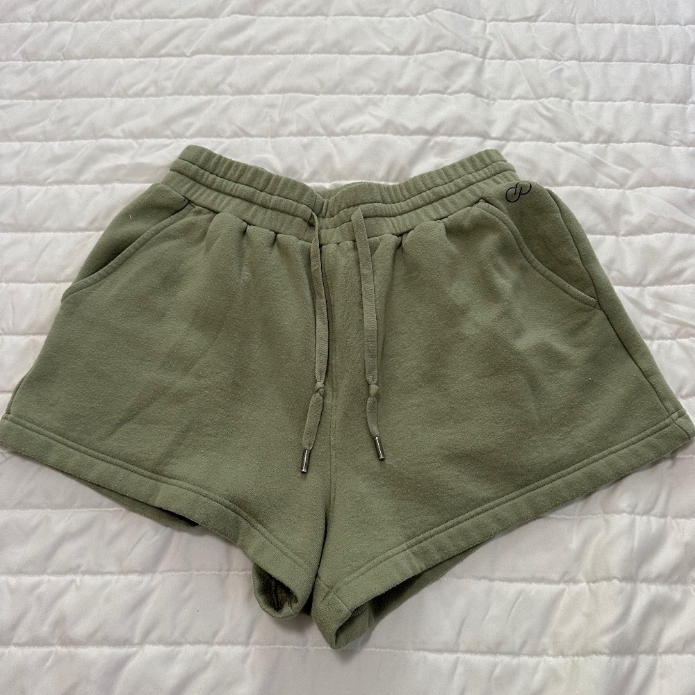 Calia XS Green Sweat Shorts